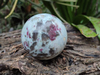 Polished Rubellite Pink Tourmaline Spheres x 4 From Ambatondrazaka, Madagascar