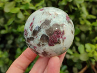 Polished Rubellite Pink Tourmaline Spheres x 4 From Ambatondrazaka, Madagascar