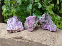 Natural Stichtite Cobbed Specimens x 35 From Barberton, South Africa