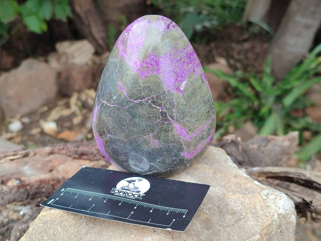 Polished Stichtite Standing Free Forms x 2 From Barberton, South Africa - Toprock Gemstones and Minerals 
