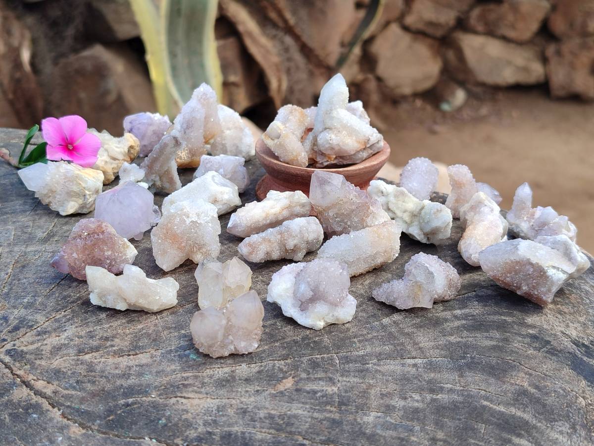Natural Amethyst Spirit Quartz Crystals x 70 From Boekenhouthoek, South Africa - Toprock Gemstones and Minerals 