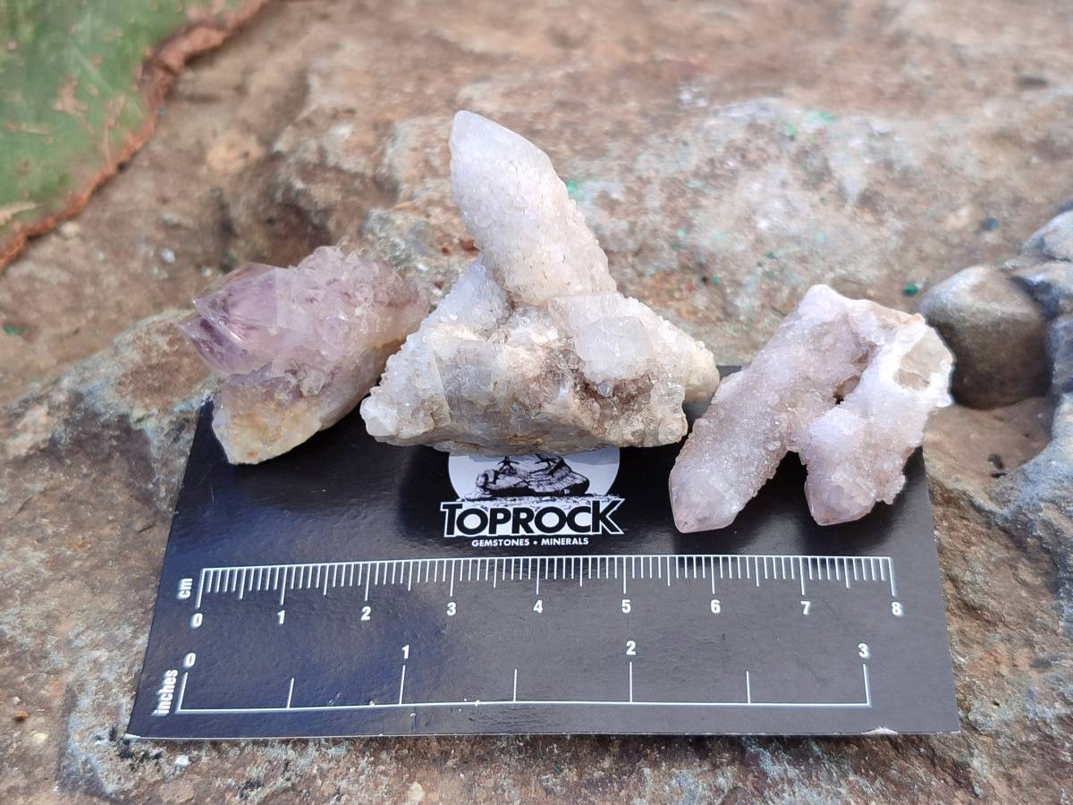 Natural Amethyst Spirit Quartz Crystals x 70 From Boekenhouthoek, South Africa - Toprock Gemstones and Minerals 