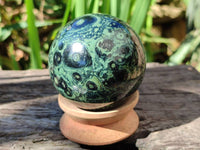 Polished Stromatolite Spheres x 2 From Katsepy, Madagascar