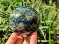 Polished Stromatolite Spheres x 2 From Katsepy, Madagascar