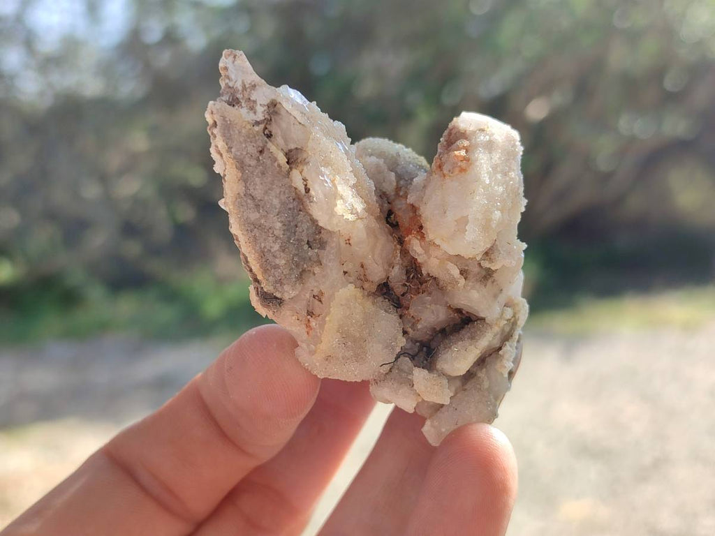 Natural Drusy Quartz Coated Calcite Pseudomorph Specimens x 12 From Alberts Mountain, Lesotho - Toprock Gemstones and Minerals 