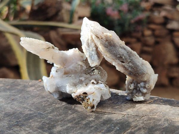 Natural Drusy Quartz Coated Calcite Pseudomorph Specimens x 12 From Alberts Mountain, Lesotho - Toprock Gemstones and Minerals 