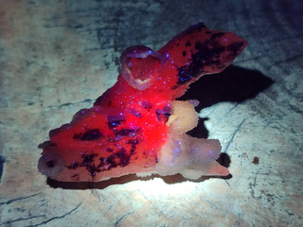 Natural Drusy Quartz Coated Calcite Pseudomorph Specimens x 12 From Alberts Mountain, Lesotho - Toprock Gemstones and Minerals 