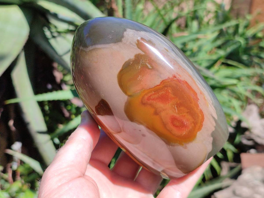 Polished Polychrome Jasper Standing Free Form x 1 From NW Coast, Madagascar - Toprock Gemstones and Minerals 