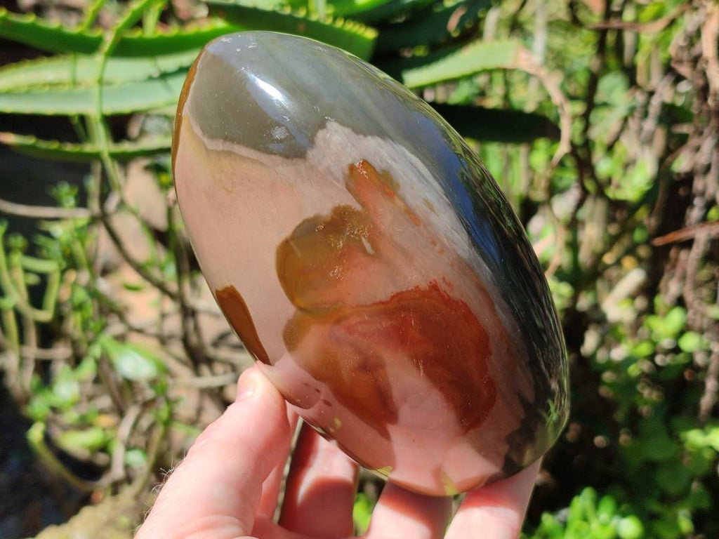 Polished Polychrome Jasper Standing Free Form x 1 From NW Coast, Madagascar - Toprock Gemstones and Minerals 