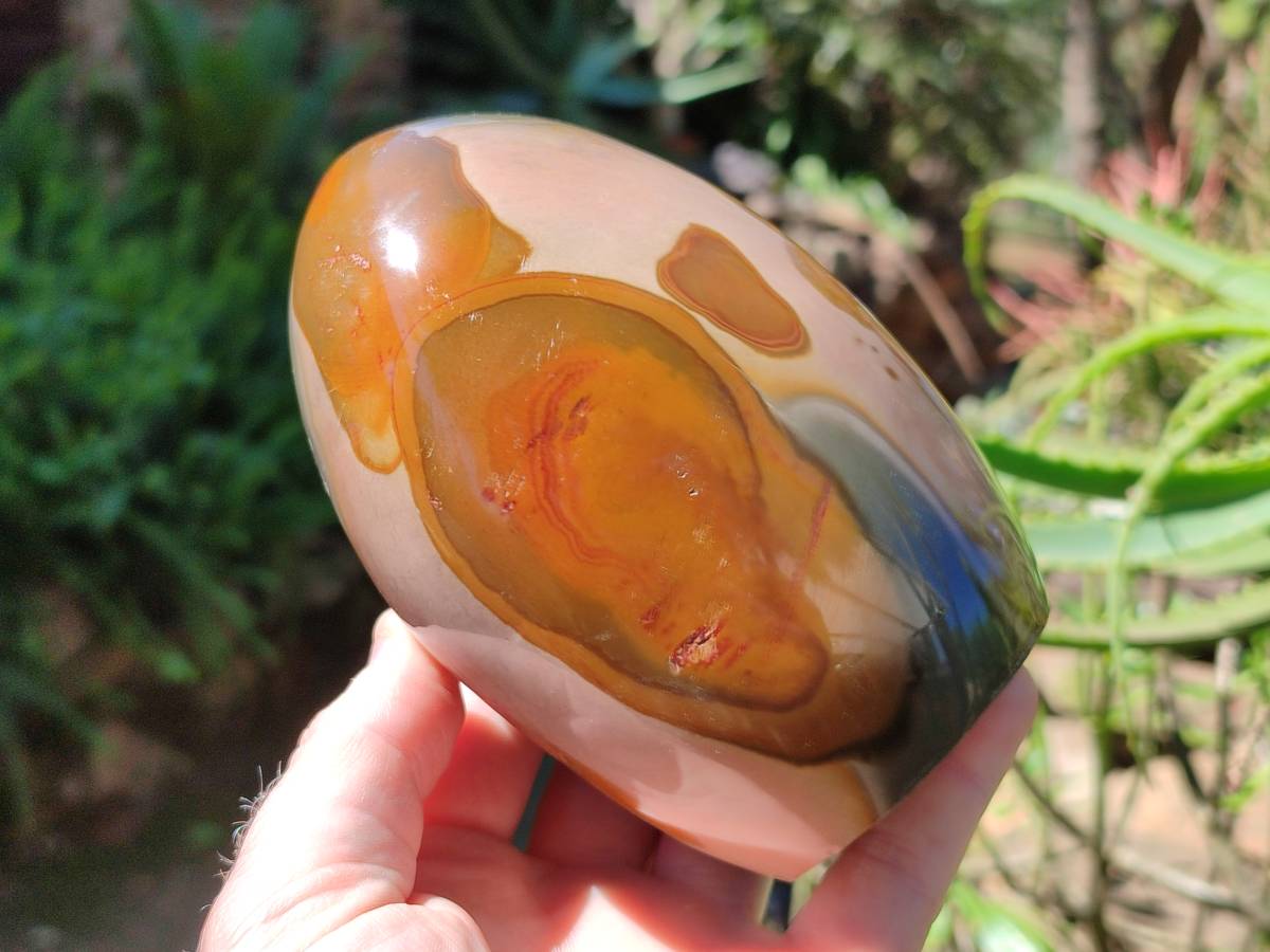 Polished Polychrome Jasper Standing Free Form x 1 From NW Coast, Madagascar - Toprock Gemstones and Minerals 