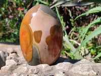 Polished Polychrome Jasper Standing Free Form x 1 From NW Coast, Madagascar