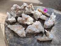 Natural Golden Limonite Spirit Quartz Clusters x 9 From Boekenhouthoek, South Africa - Toprock Gemstones and Minerals 