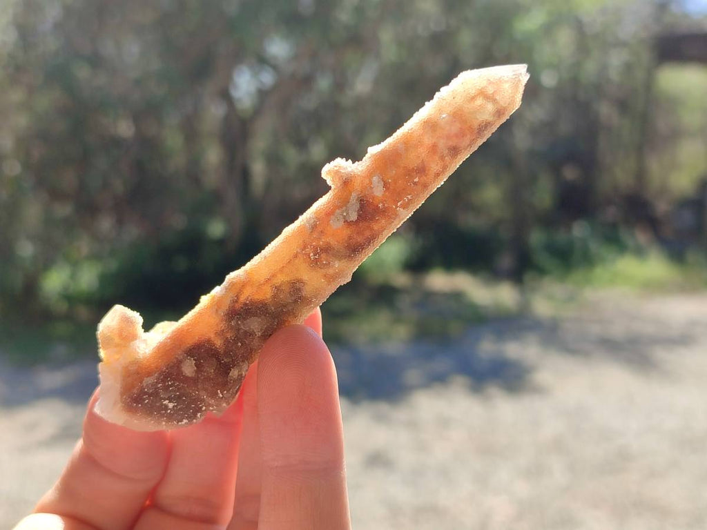 Natural Golden Limonite Spirit Quartz Clusters x 9 From Boekenhouthoek, South Africa - Toprock Gemstones and Minerals 
