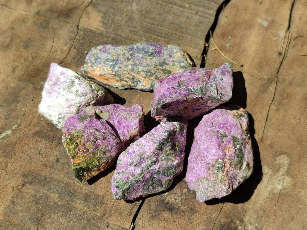 Natural Stichtite Cobbed Specimens x 70 From Barberton, South Africa - Toprock Gemstones and Minerals 