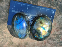 Polished Labradorite Standing Free Forms x 20 From Tulear, Madagascar