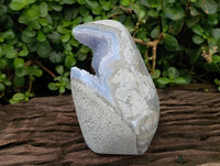 Polished Blue Lace Agate Standing Free Form x 1 From Nsanje, Malawi