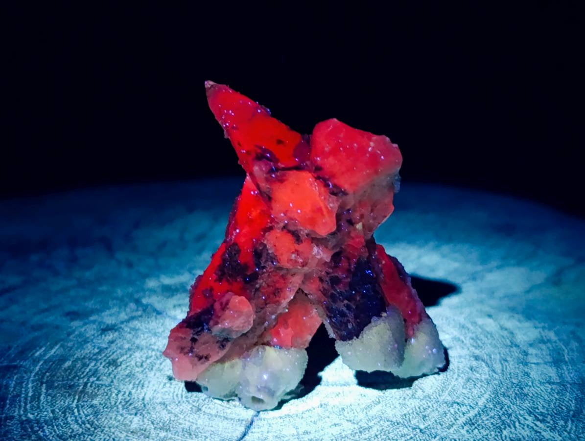 Natural Spearhead Calcite Specimens x 6 From Albert's Mountain, Lesotho - Toprock Gemstones and Minerals 