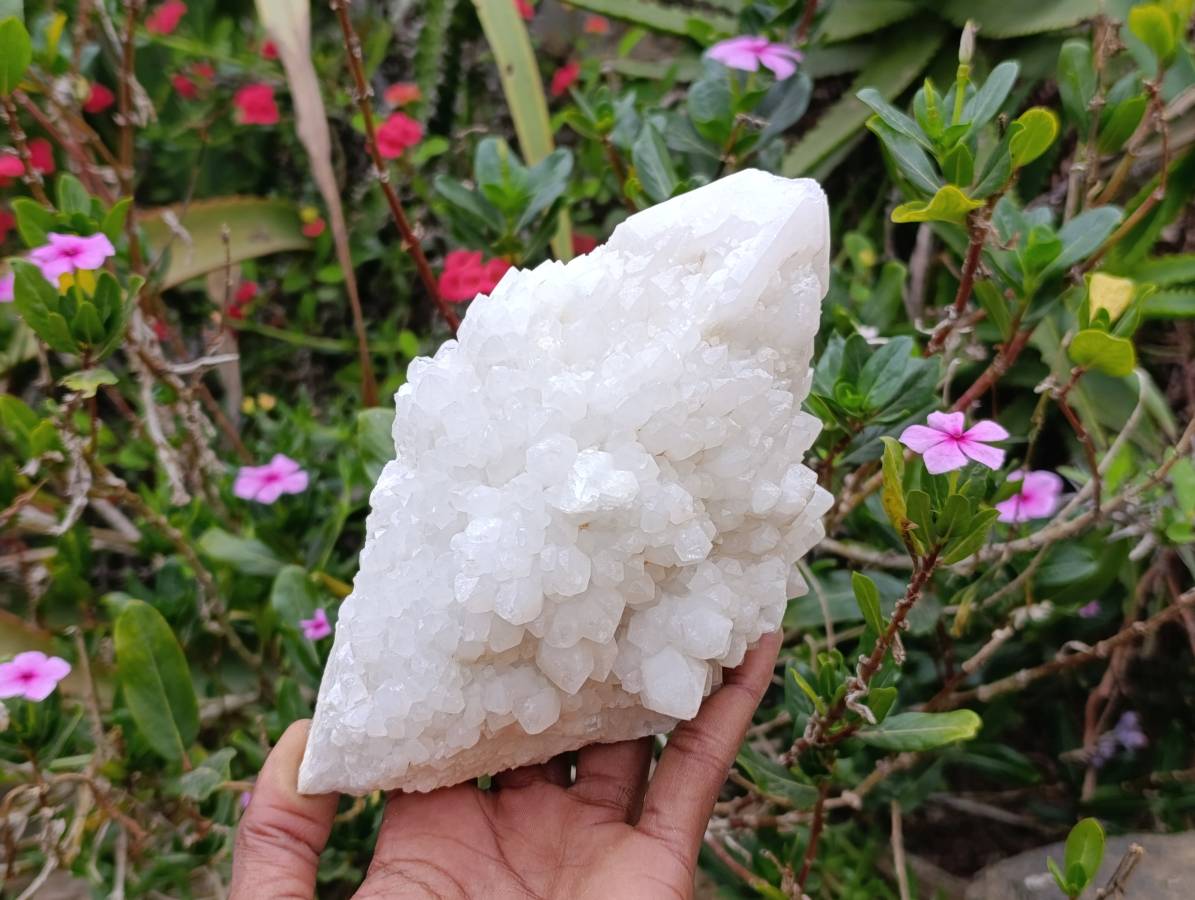 Natural Cascading Pineapple Candle Quartz Clusters x 2 From Antsirabe, Madagascar - Toprock Gemstones and Minerals 