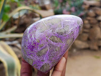 Polished Stichtite Standing Free Forms x 3 From Barberton, South Africa - Toprock Gemstones and Minerals 