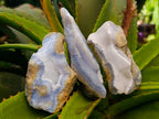 Natural Blue Lace Agate Geode Specimens x 24 From Nsanje, Malawi - Toprock Gemstones and Minerals 