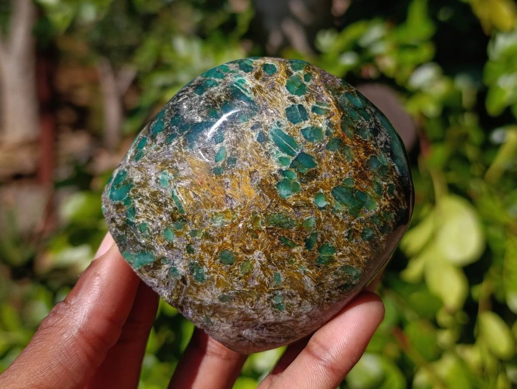 Polished Emerald Mica 'Mutokolite' Standing Free Forms x 3 From Mutoko, Zimbabwe - Toprock Gemstones and Minerals 