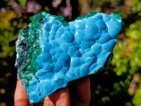 Natural Malachite Malacolla Botryoidal Chrysocolla Specimens x 4 From Kulukuluku, Congo