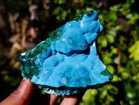 Natural Malachite Malacolla Botryoidal Chrysocolla Specimens x 4 From Kulukuluku, Congo