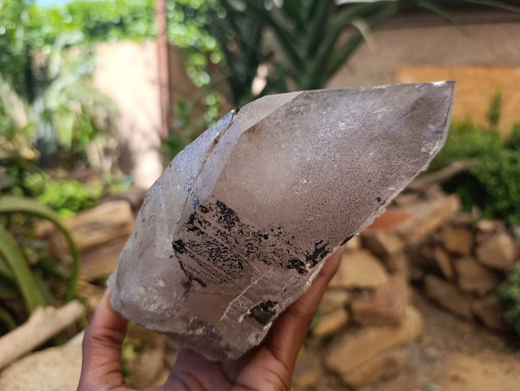 Natural Smokey Quartz Crystals x 2 From Mulanje, Malawi - Toprock Gemstones and Minerals 