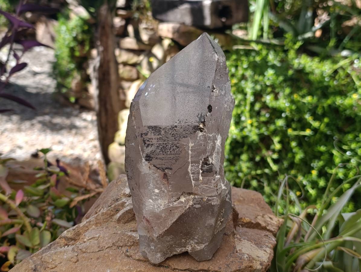 Natural Smokey Quartz Crystals x 2 From Mulanje, Malawi - Toprock Gemstones and Minerals 