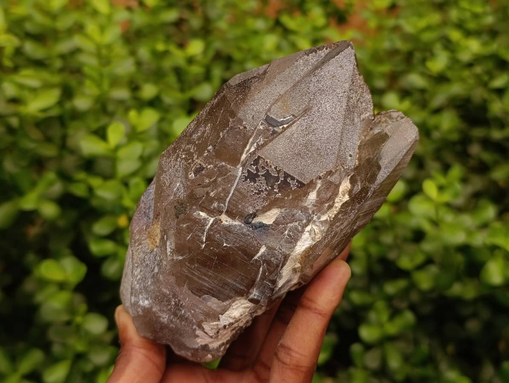 Natural Smokey Quartz Crystals x 2 From Mulanje, Malawi - Toprock Gemstones and Minerals 