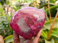 Polished Rhodonite Standing Free Forms x 2 From Rhusinga, Zimbabwe - Toprock Gemstones and Minerals 