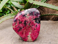 Polished Rhodonite Standing Free Forms x 2 From Rhusinga, Zimbabwe - Toprock Gemstones and Minerals 