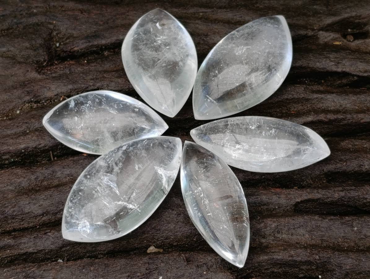 Polished Clear Quartz Crystal, Angel Tears x 35 From Madagascar - Toprock Gemstones and Minerals 