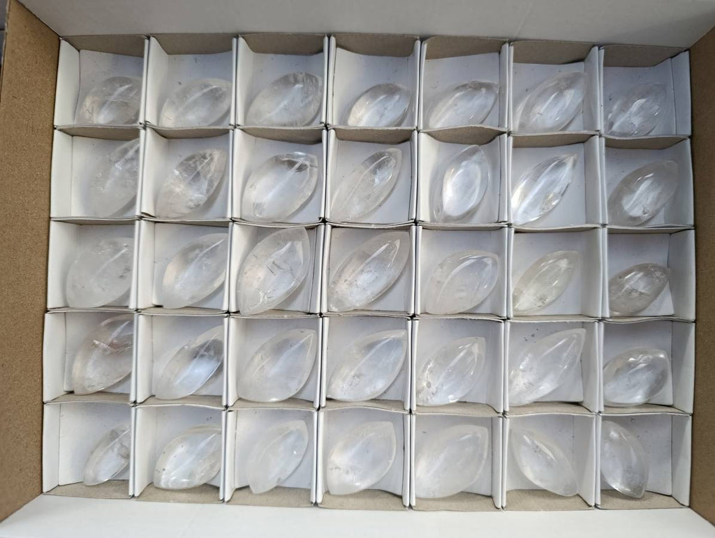 Polished Clear Quartz Crystal, Angel Tears x 35 From Madagascar - Toprock Gemstones and Minerals 