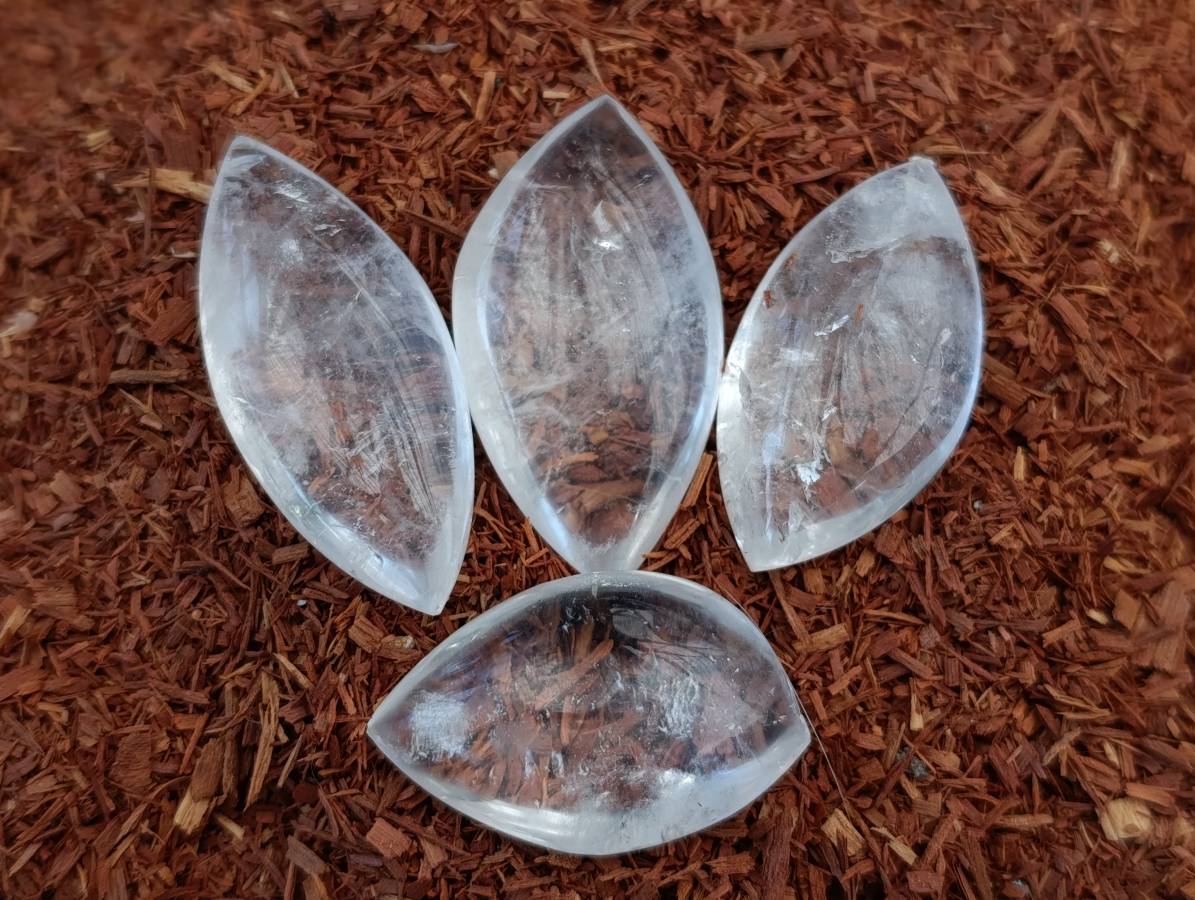 Polished Clear Quartz Crystal, Angel Tears x 35 From Madagascar - Toprock Gemstones and Minerals 