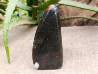 Polished Bloodstone Standing Free Forms x 3 From Swaziland - Toprock Gemstones and Minerals 