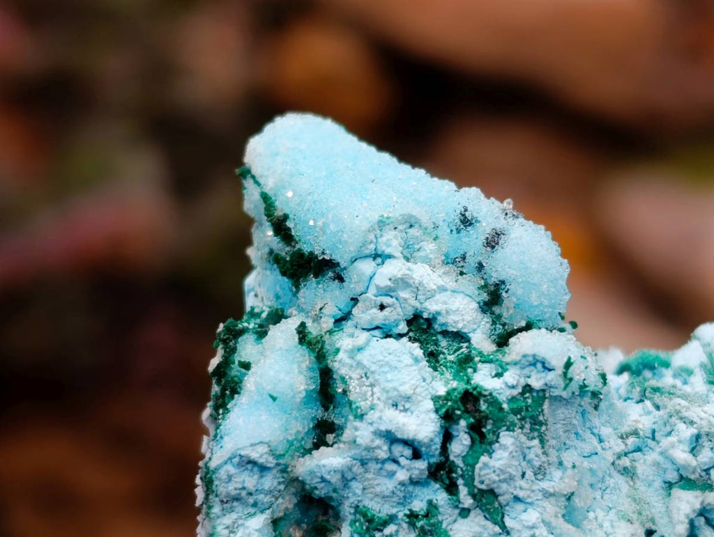 Natural Drusy Coated Malacolla On Dolomite Specimens x 5 From Congo - Toprock Gemstones and Minerals 