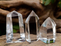 Polished Clear And Optic Clear Quartz Crystals x 35 From Madagascar