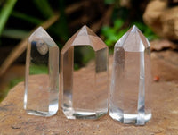 Polished Clear And Optic Clear Quartz Crystals x 35 From Madagascar