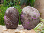 Polished Stichtite Free Forms x 6 From Barberton, South Africa - Toprock Gemstones and Minerals 
