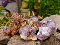 Natural Amethyst Spirit Quartz Clusters x 17 From Boekenhouthoek, South Africa - Toprock Gemstones and Minerals 