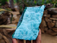 Natural Malachite Malacolla Botryoidal Chrysocolla Specimens x 5 From Kulukuluku, Congo - Toprock Gemstones and Minerals 