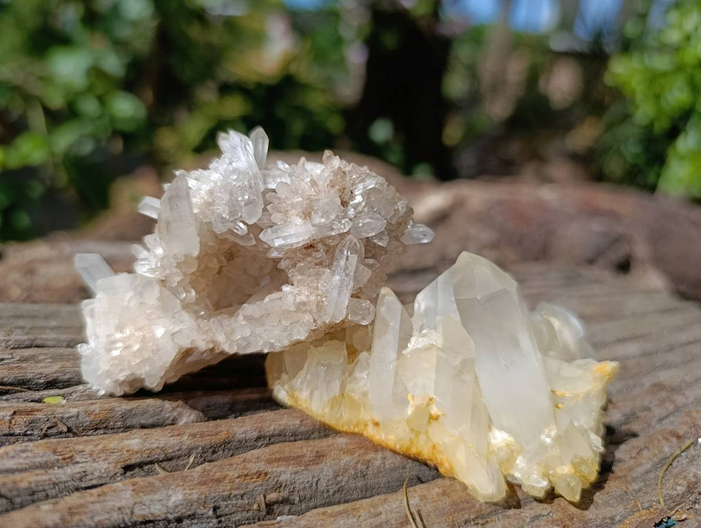 Natural Quartz Clusters x 24 From Madagascar - Toprock Gemstones and Minerals 