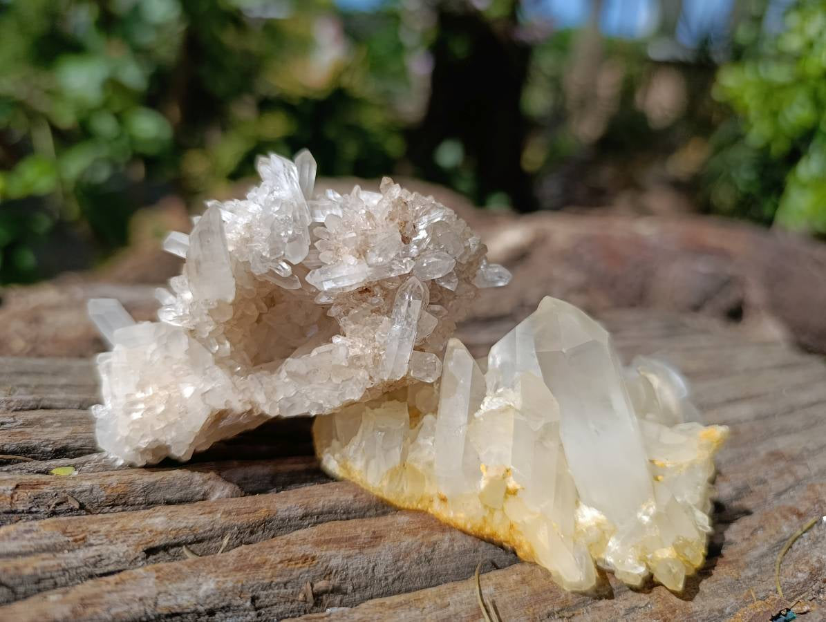 Natural Quartz Clusters x 24 From Madagascar - Toprock Gemstones and Minerals 