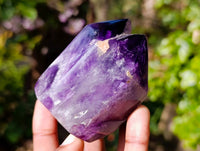 Polished Chevron Amethyst Points x 6 From Zambia - Toprock Gemstones and Minerals 