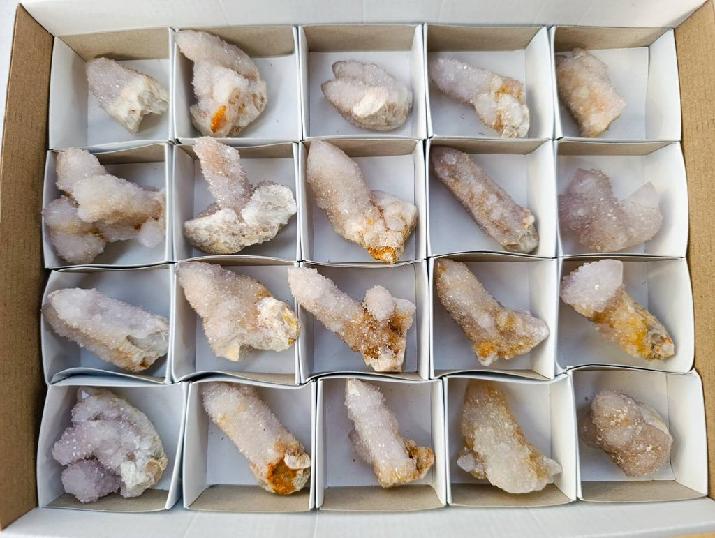 Natural Fairy Spirit Quartz Clusters x 20 From Boekenhouthoek, South Africa - Toprock Gemstones and Minerals 