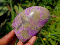 Polished Stichtite Standing Free Forms x 3 From Barberton, South Africa - Toprock Gemstones and Minerals 