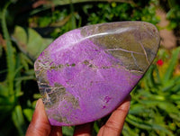 Polished Stichtite Standing Free Forms x 3 From Barberton, South Africa - Toprock Gemstones and Minerals 