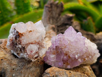 Natural Mixture Of Spirit Quartz Clusters x 12 From Boekenhouthoek, South Africa