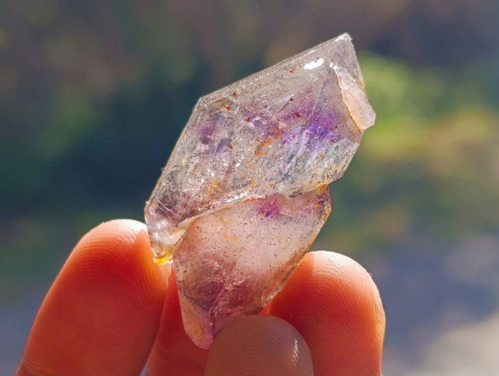 Natural Window Amethyst Crystals x 35 From Chiredzi, Zimbabwe - Toprock Gemstones and Minerals 